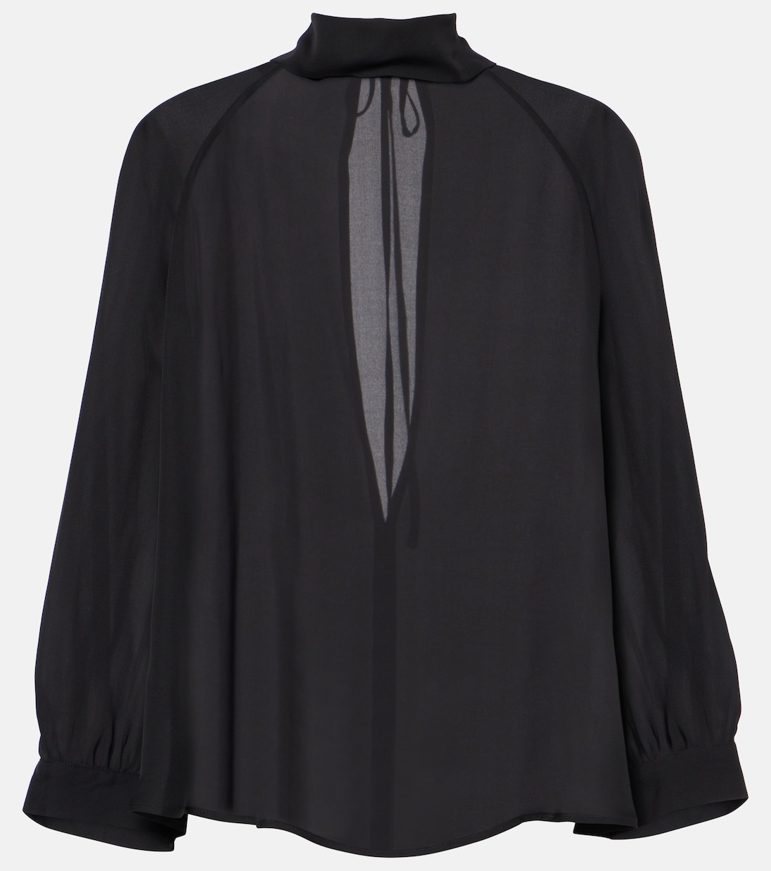 

Шелковый топ Элианна Nili Lotan, черный