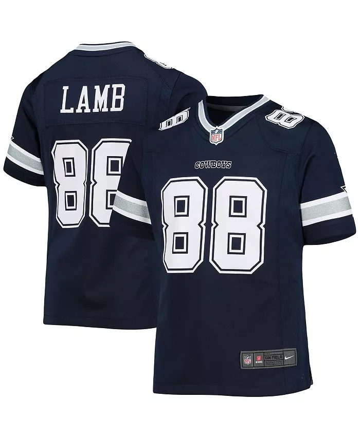 

Детская игровая футболка Dallas Cowboys в синем цвете Ceedee Lamb Nike