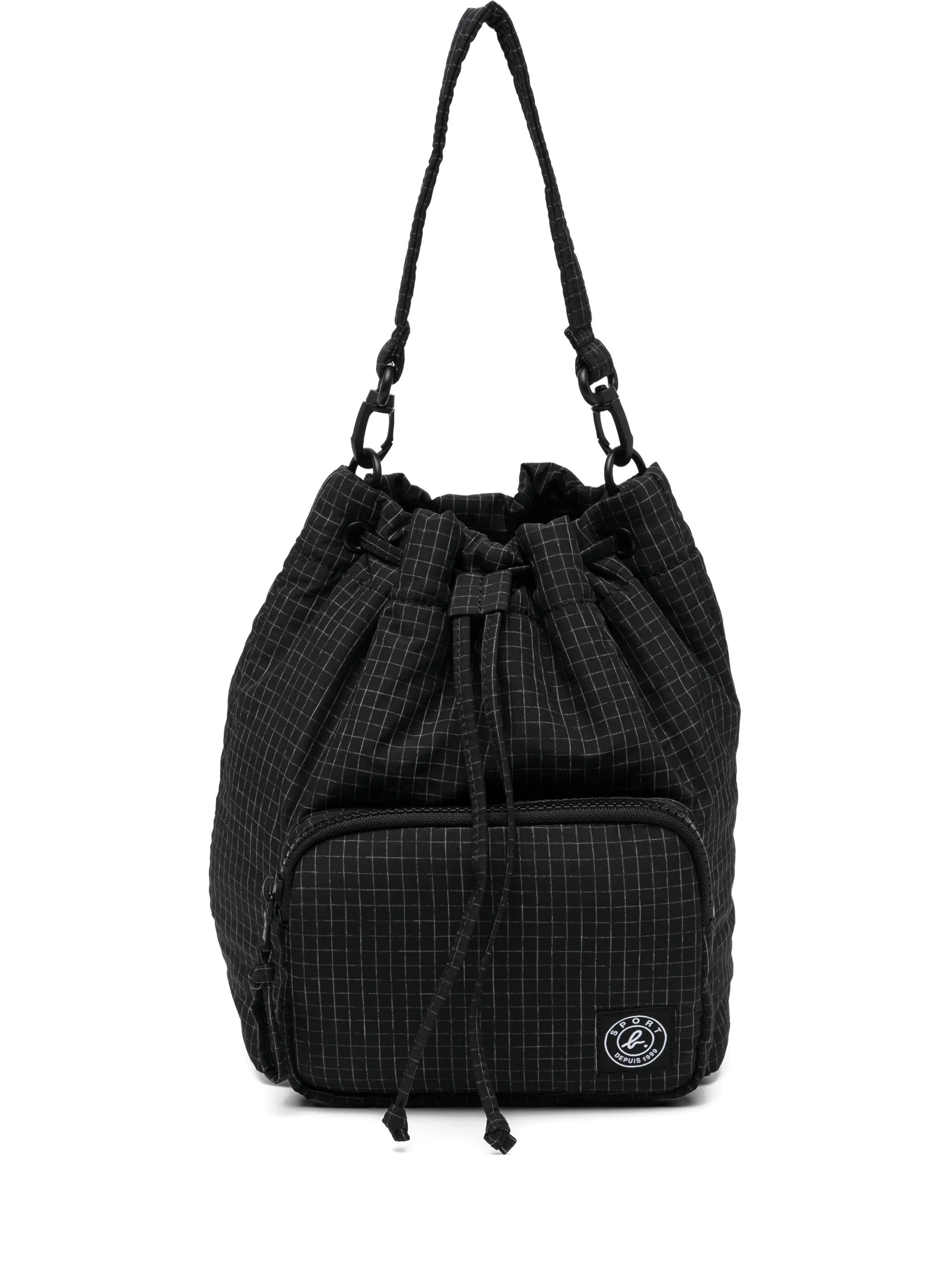 

Дутая сумка-ведро Sport B. By Agnès B., черный