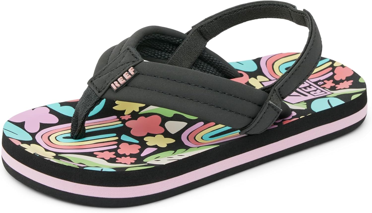 

Детские сандалии REEF для мальчиков, Kids Ahi, Toddler (1-4 Years) Tropical Rainbow