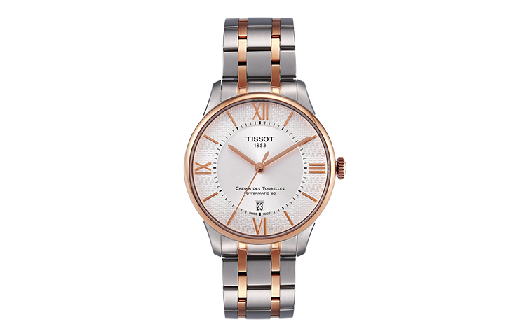 

TISSOT Часы Men's Tourelles Collection Watch, Silver Dial