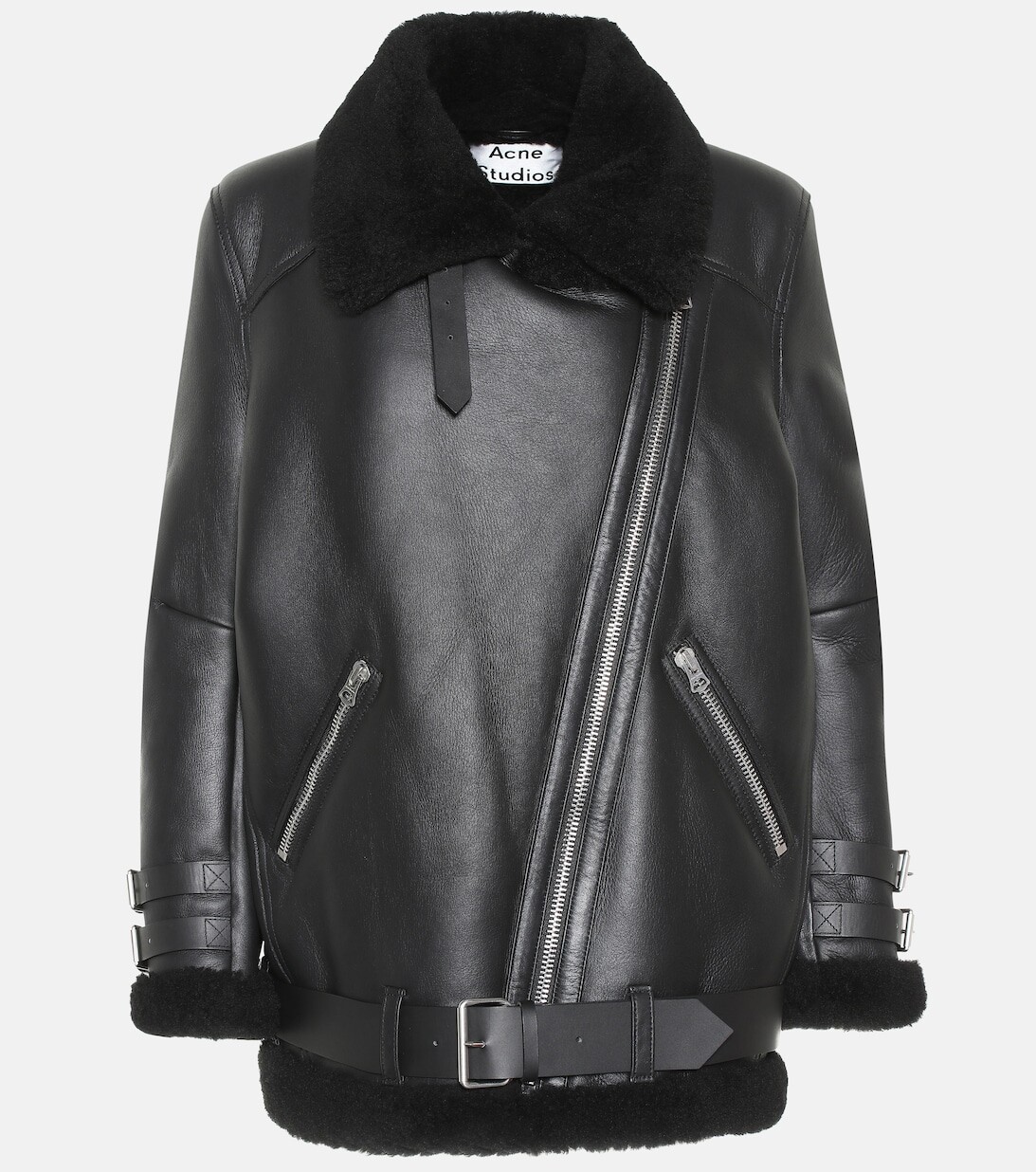 

Куртка Velocite из овчины ACNE STUDIOS, черный