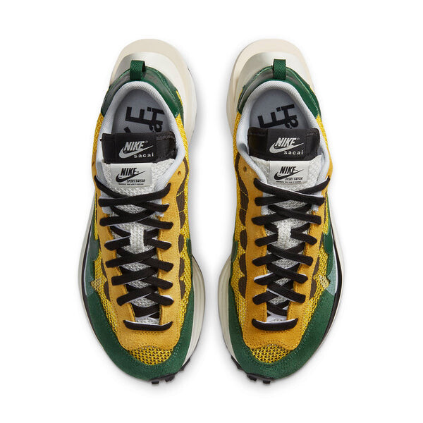 Кроссовки x sacai vaporwaffle 'tour yellow' Nike, желтый — фото 4