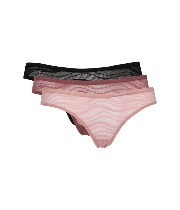 

Трусы женские Calvin Klein Underwear стринги 3 шт, мультиколор