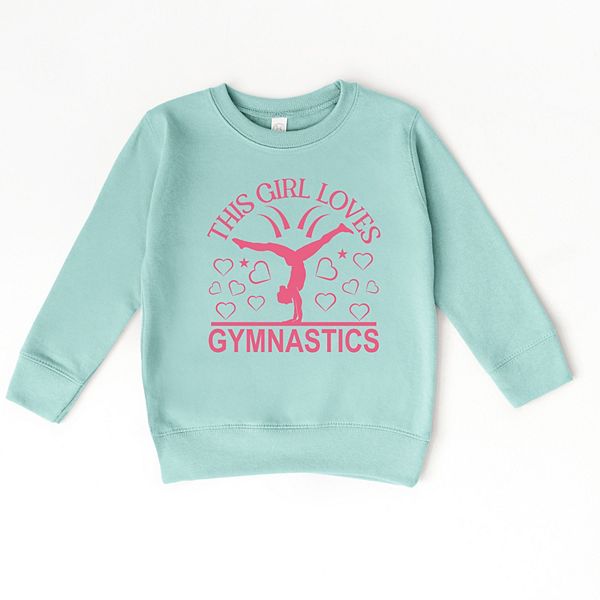 

Толстовка для девочки This girl loves gymnastics The Juniper Shop, Seafoam