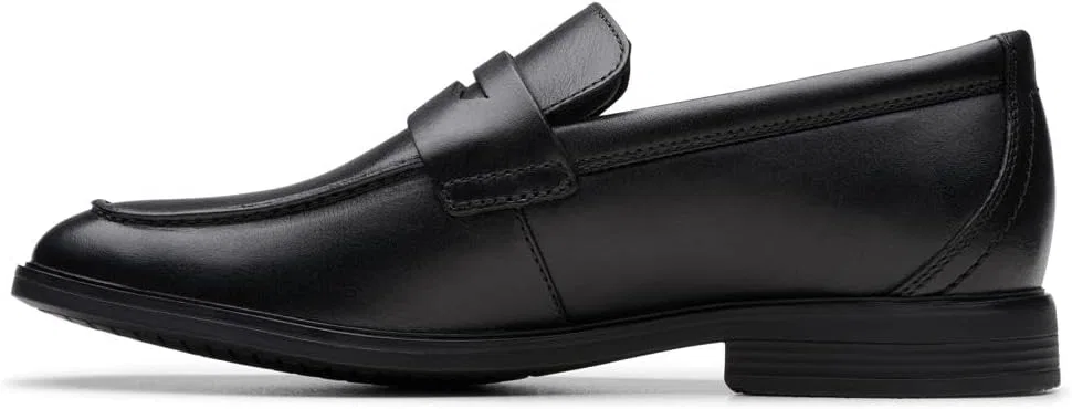 Туфли Clarks Originals Unisex Jonwin Craft Y Shoe, Black (Black Leather) — фото 2