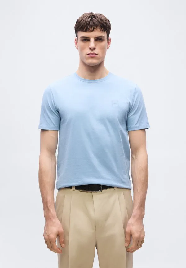 Базовая футболка tales Boss, Light Pastel Blue — фото 3