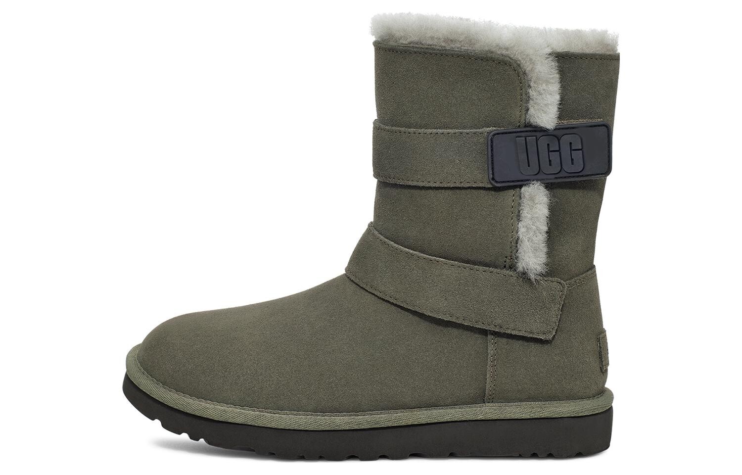 

Угги UGG Bailey Graphic Logo Strap Boot 'Olive Green' Women's