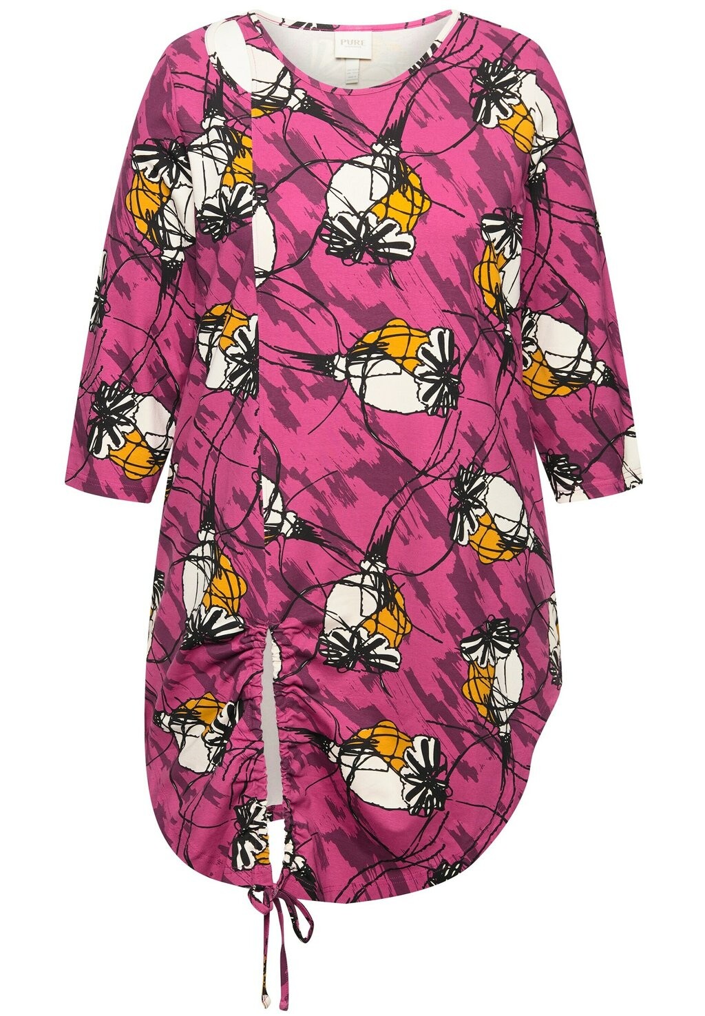 

Топ с длинными рукавами FLORAL TEE Ulla Popken, розовый