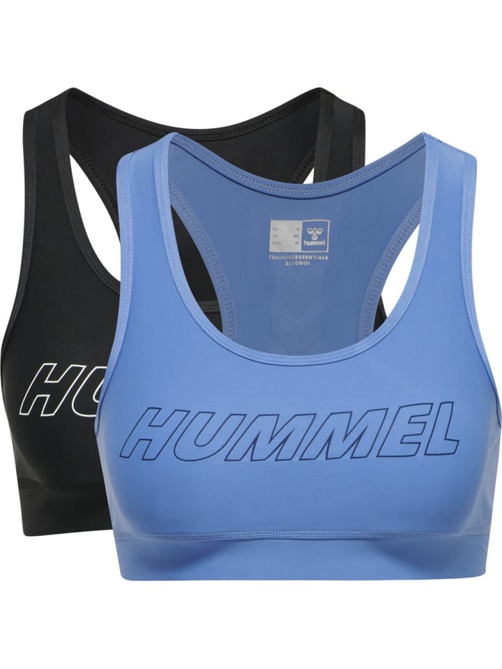 

Спортивный бюстгальтер черного цвета Hummel