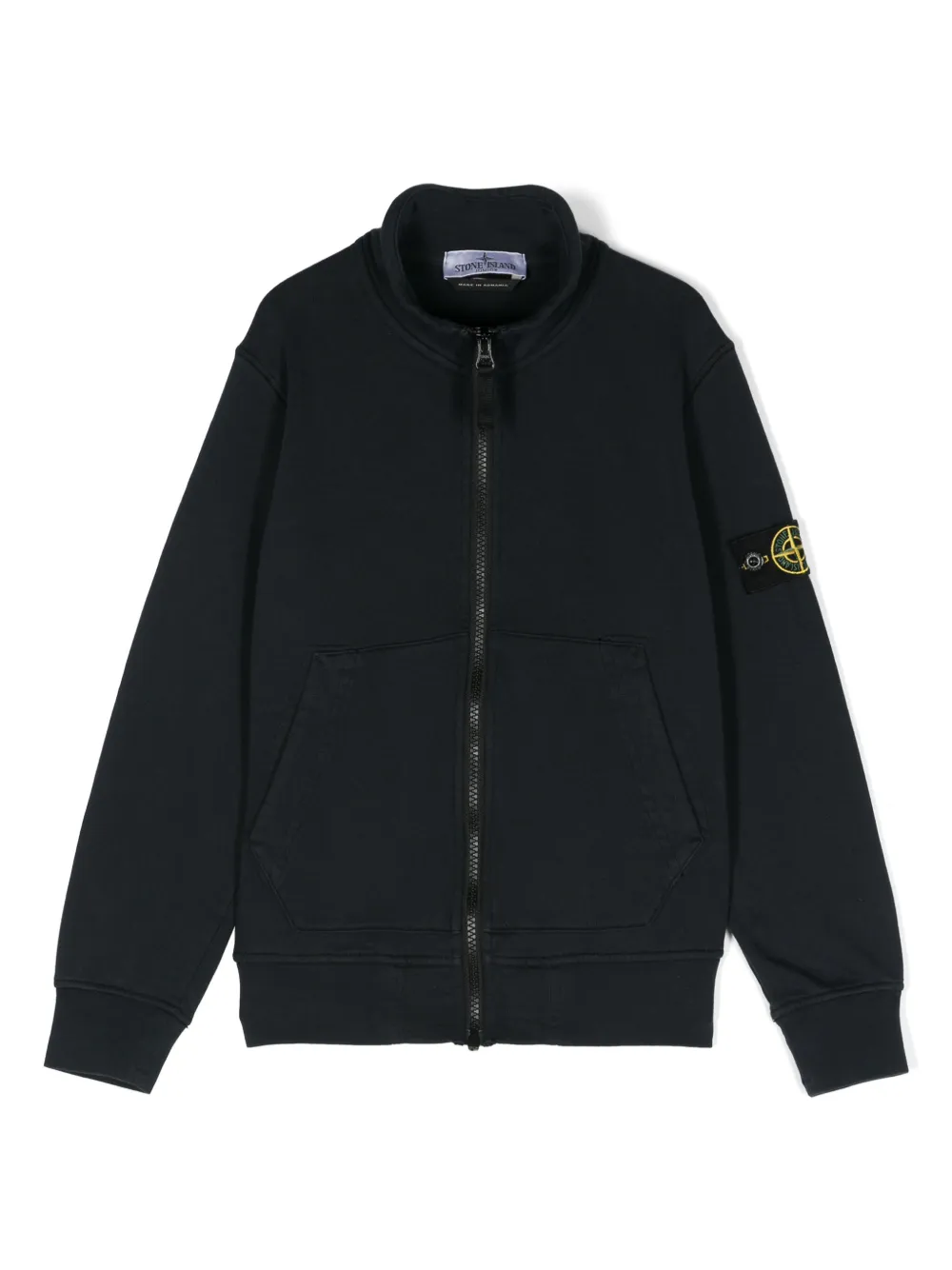 

Толстовка с узором Compass Stone Island Junior, синий