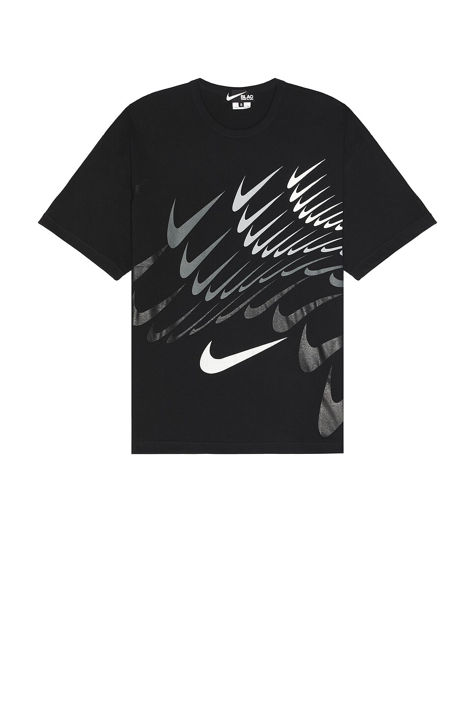 

Футболка с принтом из коллаборации с Nike Comme Des Garcons Black, черный