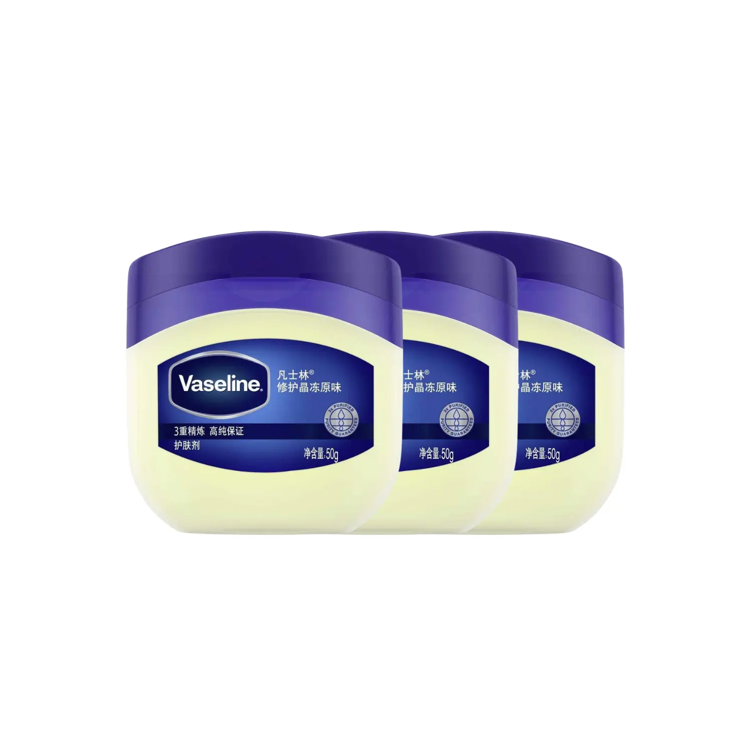 

Ремонтирующий лосьон для тела Repairing Crystal Jelly Original Flavor с увлажнением и долгим ароматом Vaseline, 50g*3