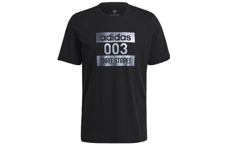 

Футболка мужская черная Adidas, черный