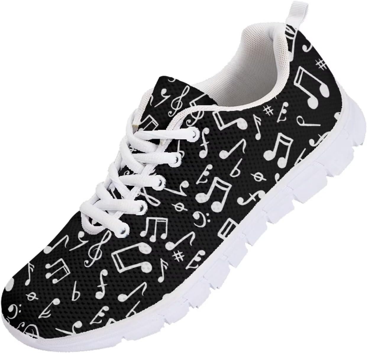 

Мужские кроссовки Funnydude Funny Print для бега, легкие и удобные, осенние кроссовки для тренировок, Music Note