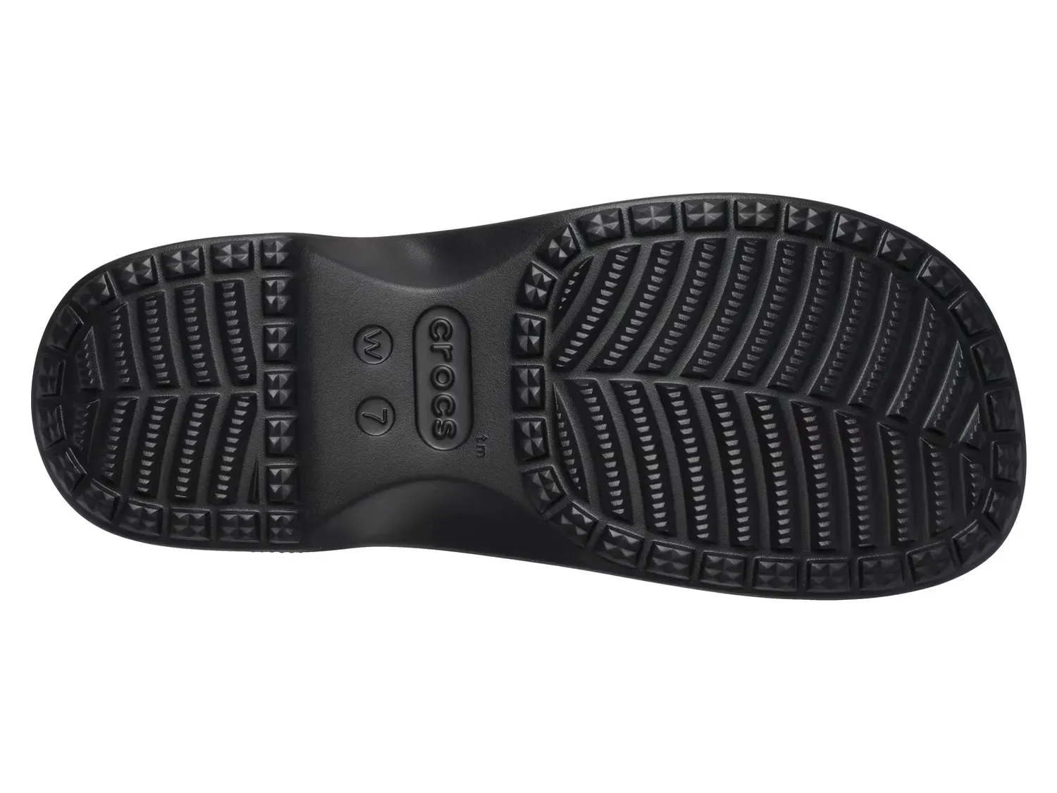Классические сандалии с перекрещивающимися ремешками - женские Crocs, Black — фото 4
