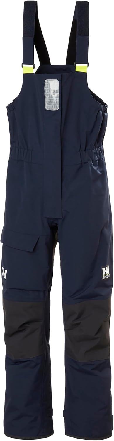 

Брюки-комбинезон Helly-Hansen Pier 3.0 - штормовые парусные штаны - рыбацкие комбинезоны с усиленными коленями - легкие водонепроницаемые комбинезоны Helly Hansen, 597 Navy/4.0