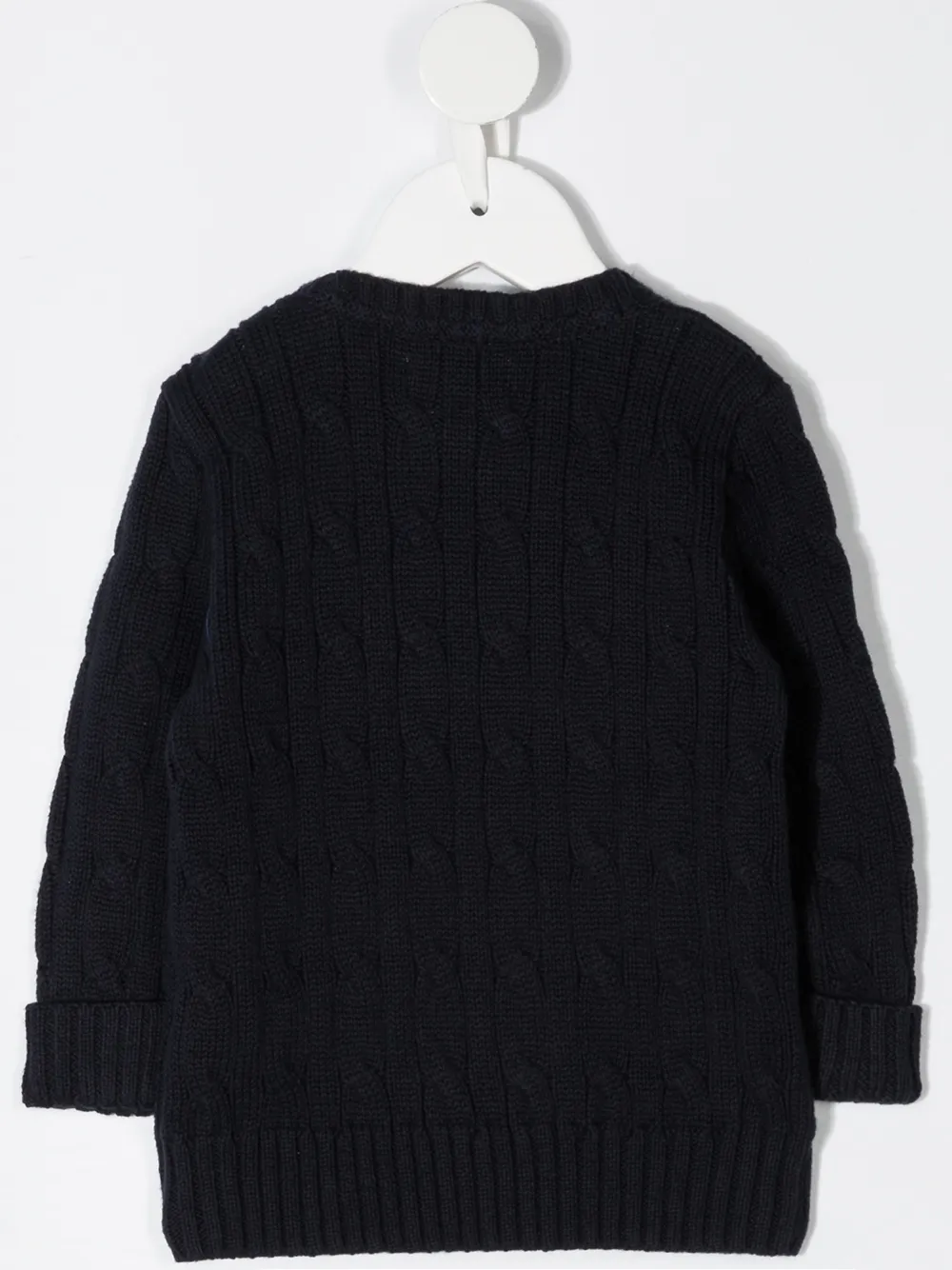 Джемпер фактурной вязки POLO RALPH LAUREN KIDS, синий — фото 2