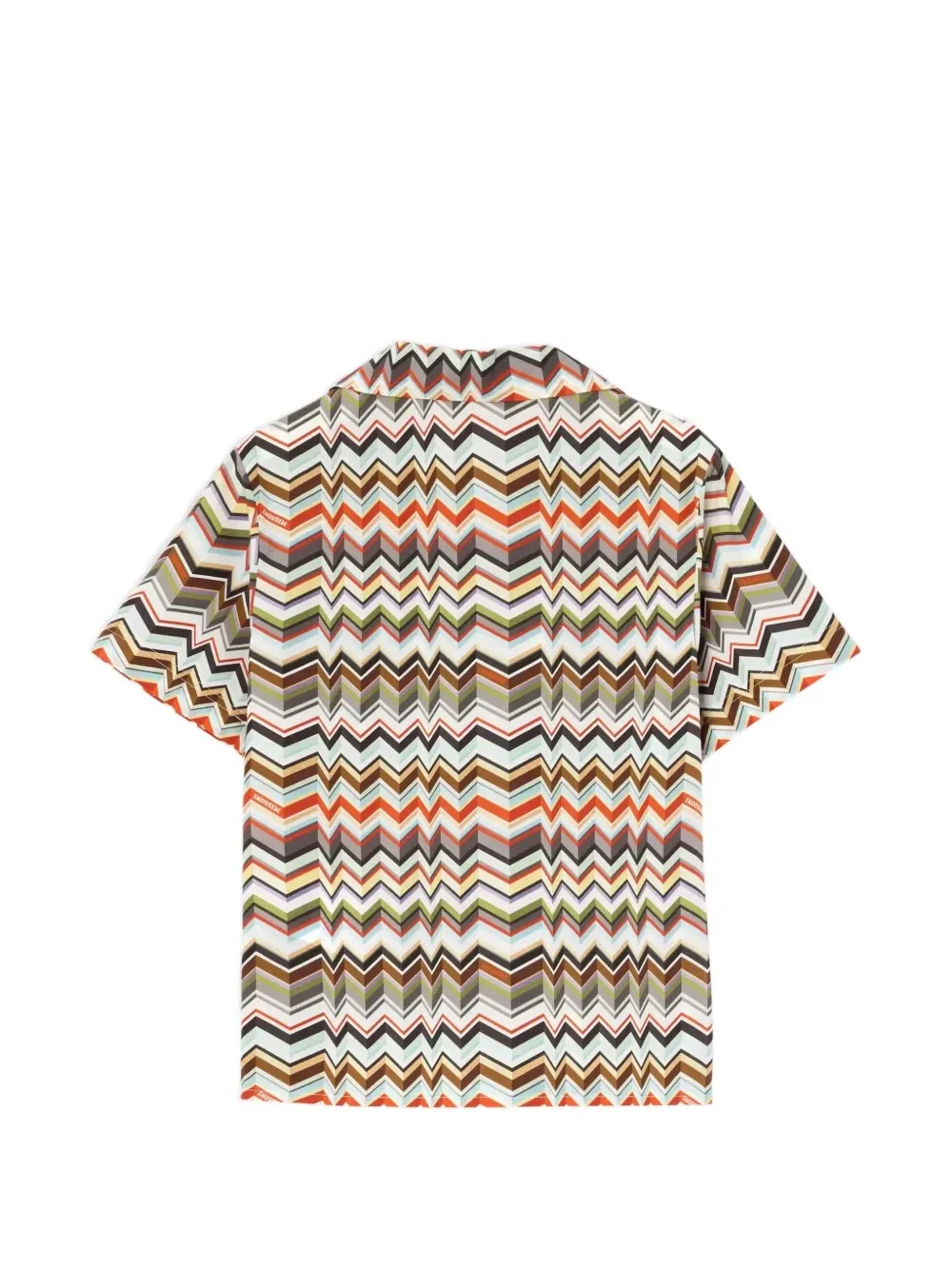 Рубашка с принтом «зигзаг» Missoni Kids, зеленый — фото 2