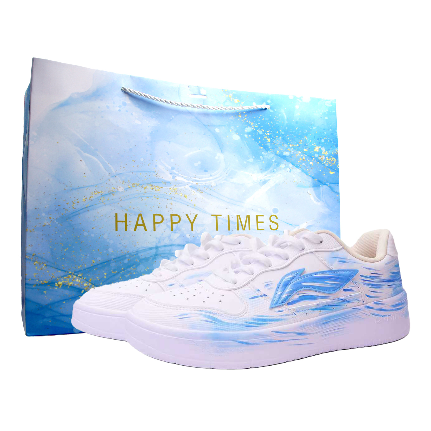 

Легкие и дышащие низкие скейтбордные кроссовки LiNing Pontoon Boats, унисекс, бирюзовый цвет