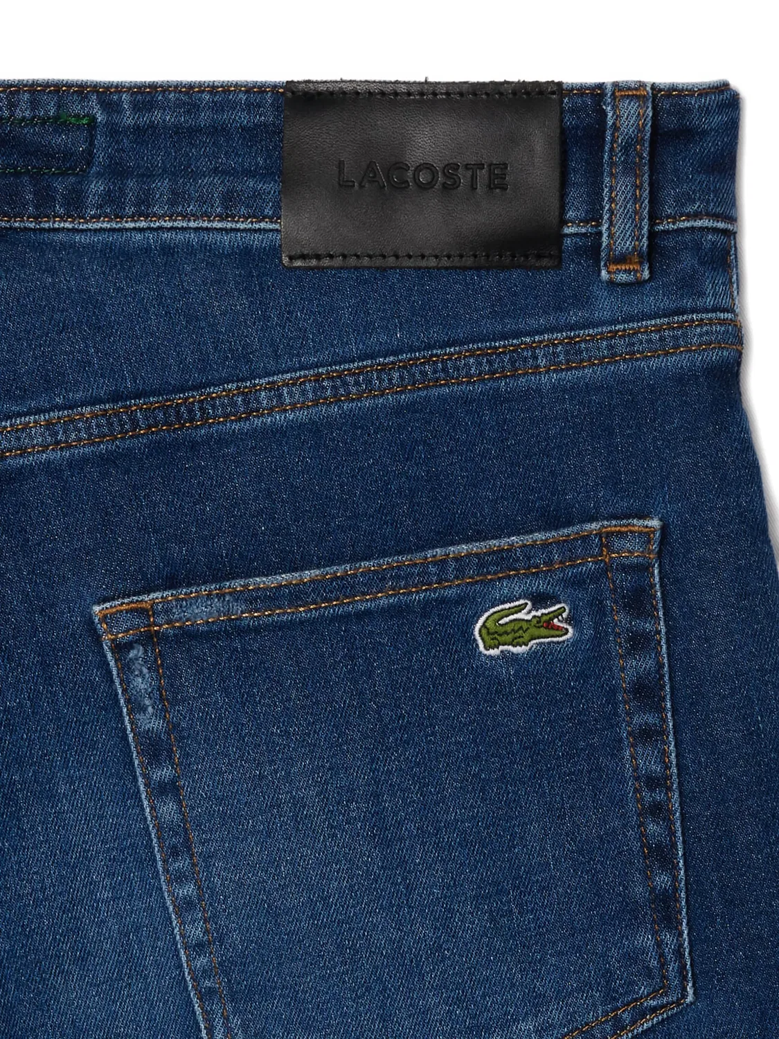 Узкие джинсы Lacoste, синий — фото 3