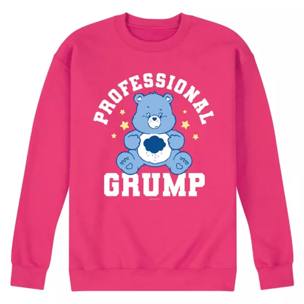 

Мужская флисовая толстовка Care Bears Professional Grump Licensed Character, пурпурный