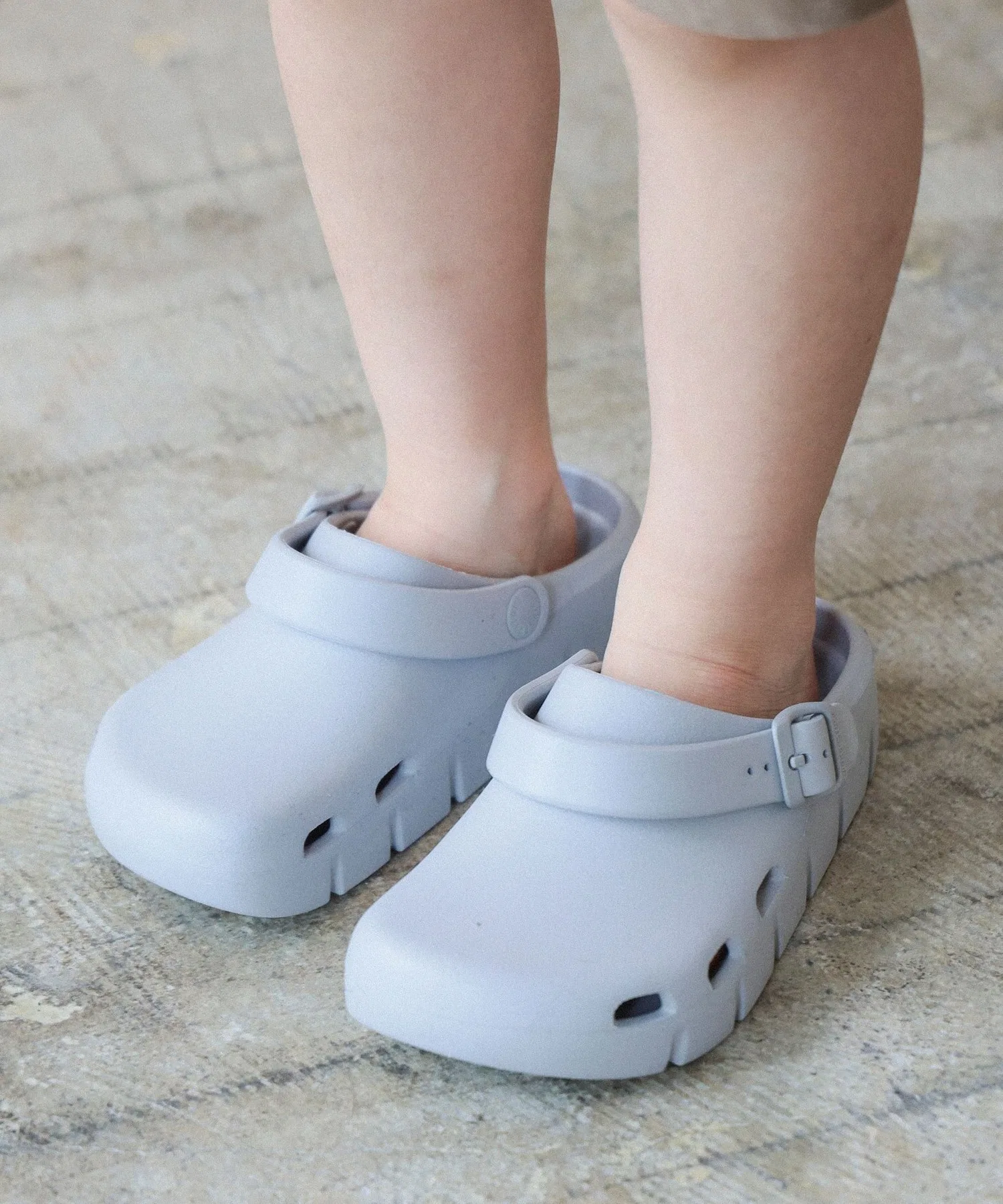 Детские сандалии Birkenstock Birki Flow EVA серые — фото 4