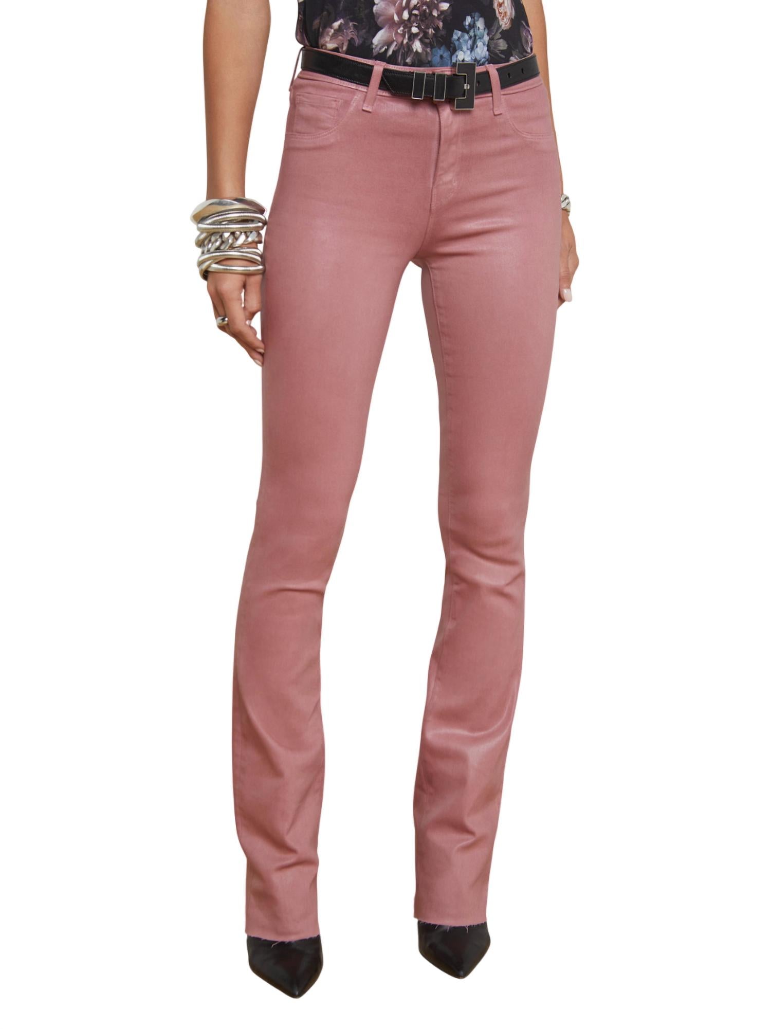 

Джинсы прямого покроя Ruth Coated цвета Mauve Rose с покрытием L'Agence