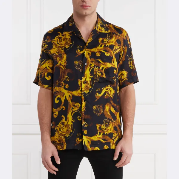 

Рубашка обычного кроя от кутюр Versace, черный