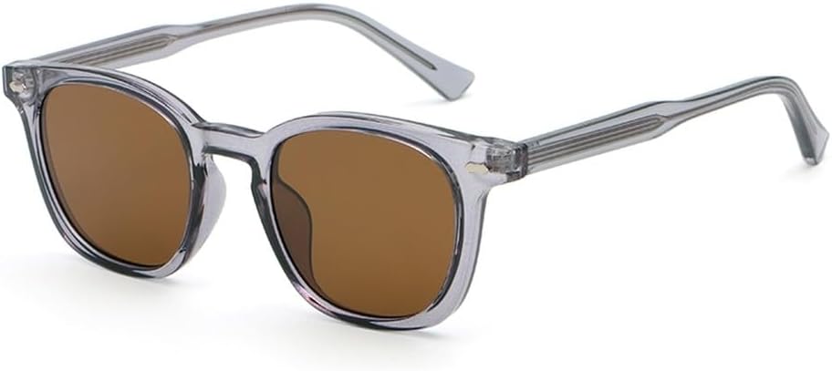 

Модные солнцезащитные очки для женщин из ацетата с защитой от УФ-излучения UV400, унисекс, квадратная оправа, солнцезащитные очки для мужчин, зеленые и коричневые, летний стиль WNCKSQ, Grey With Brown