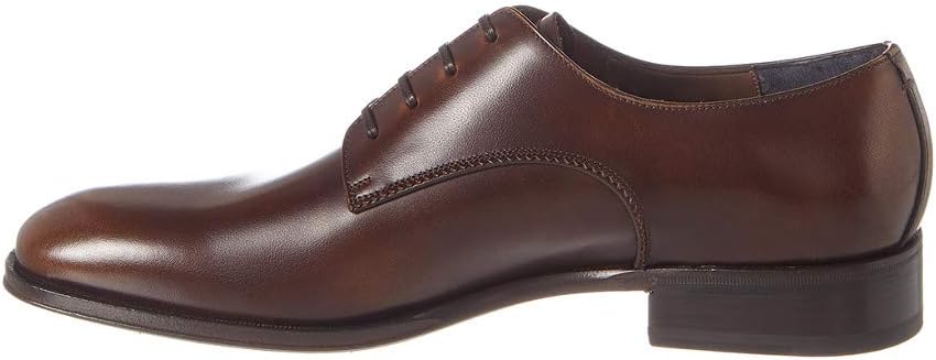Мужские кожаные классические туфли Oxford Daniel коричневого цвета Ferragamo (Salvatore) — фото 2