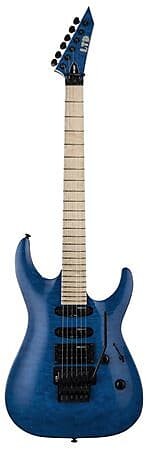 

Электрогитара ESP LTD MH203QM Electric Guitar See Thru Blue