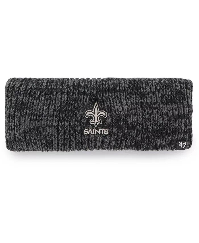 

Женская черная повязка на голову New Orleans Saints Team Meeko '47 Brand, черный