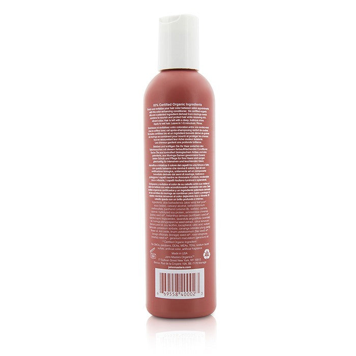Кондиционер для усиления цвета волос - красный от John Masters Organics, подходит как для мужчин, так и для женщин - 237 мл (8 унций) — фото 2