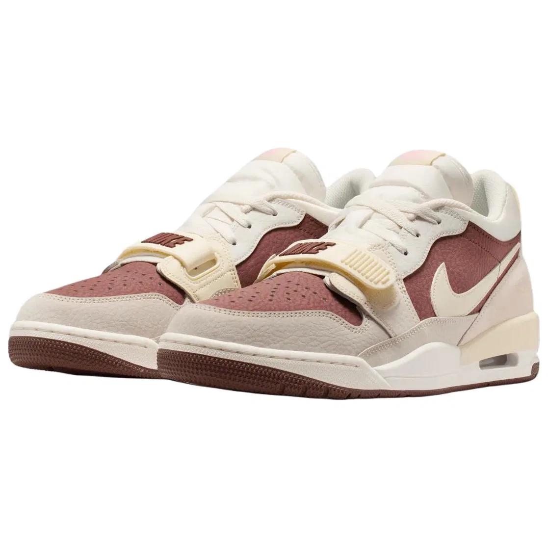 Кроссовки баскетбольные низкие Jordan Legacy 312 Support Beige White Brown — фото 4