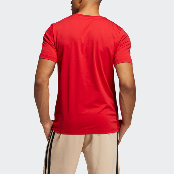 Футболка dame abstract t lillard баскетбол спорт мультфильм короткий рукав Adidas, красный — фото 3
