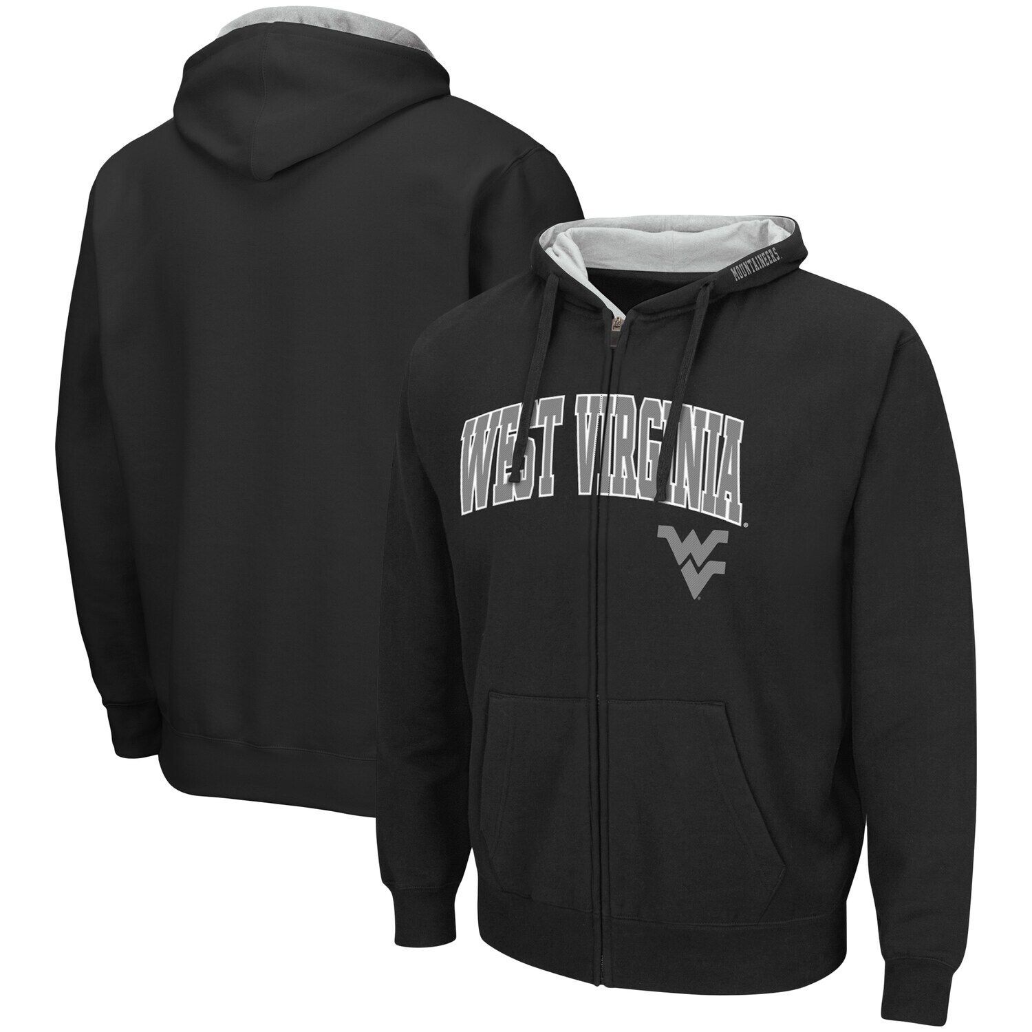 

Мужская черная толстовка с молнией во всю длину West Virginia Mountaineers Arch & Logo 3.0 Colosseum, Черный, Мужская черная толстовка с молнией во всю длину West Virginia Mountaineers Arch & Logo 3.0 Colosseum