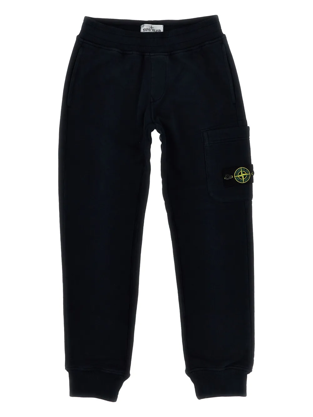 

Джоггеры с нашивкой-логотипом Stone Island Junior, синий