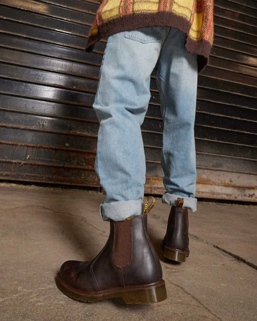 2976 Кожаные ботинки Челси Crazy Horse Dr Martens, коричневый — фото 2