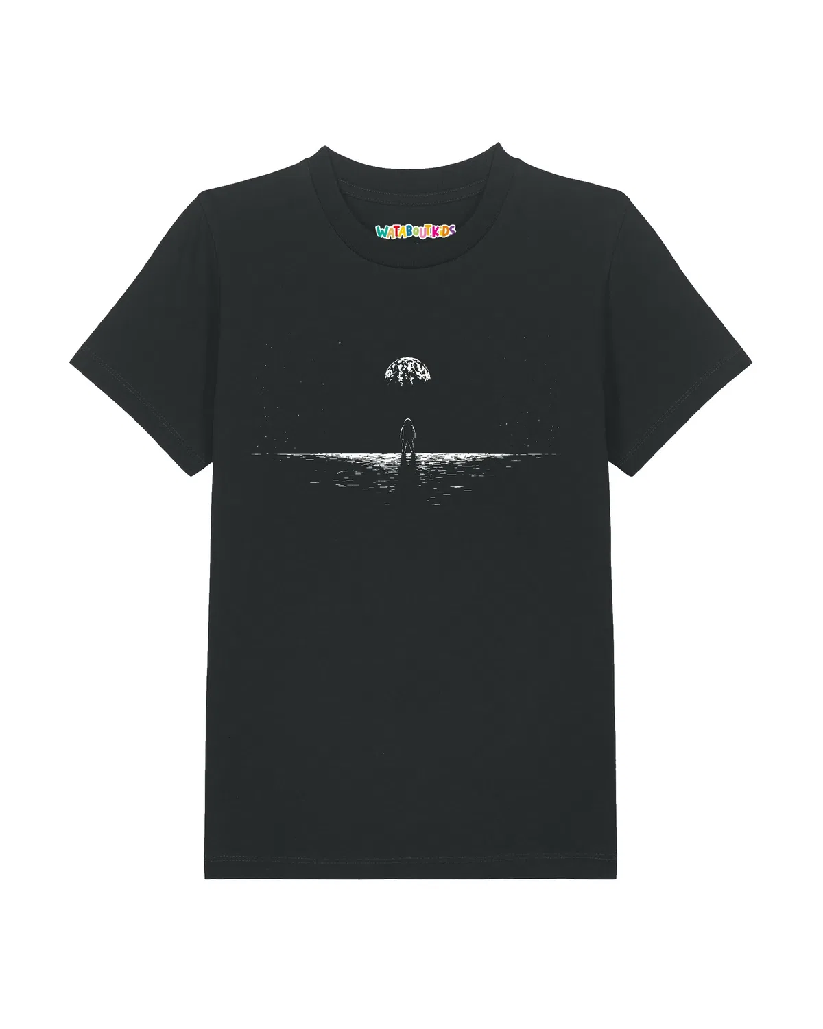 Футболка из органического хлопка Wat? Apparel, черный — фото 2