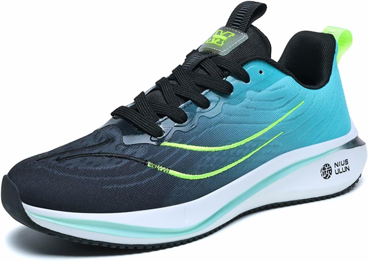 

Мужские легкие беговые кроссовки для трейл-раннинга с нескользящей подошвой с карбоновой пластиной и амортизирующей системой Generic, синий