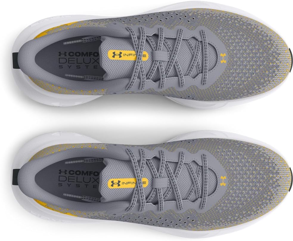 Мужские беговые кроссовки Under Armour Infinite, (106) Steel/Taxi/Taxi — фото 4