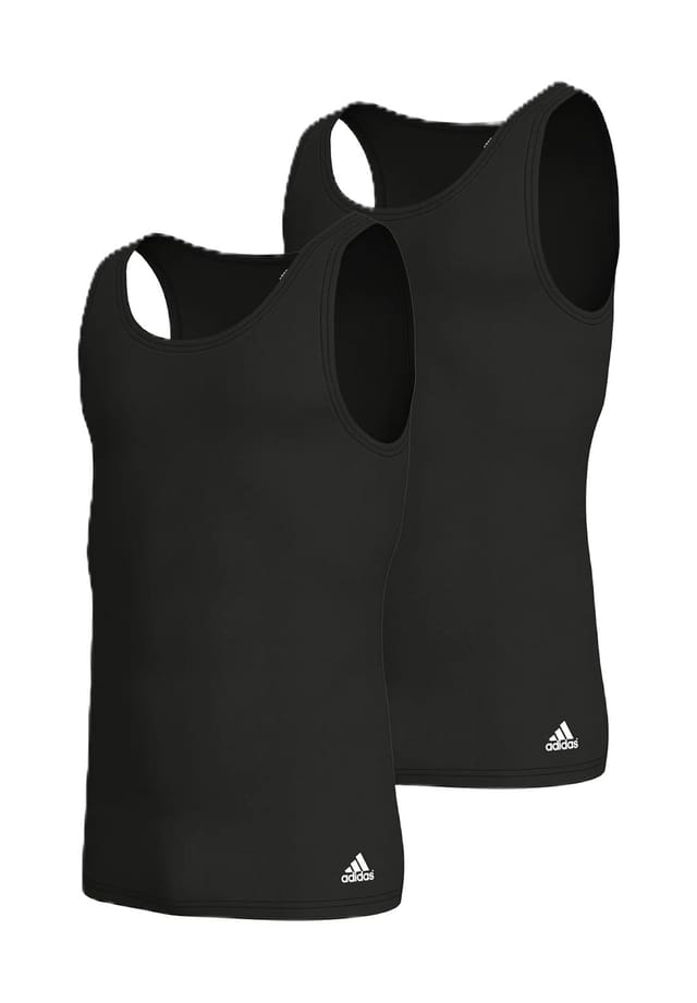 

Майка Active Flex из хлопка 2 шт. в упаковке Adidas, черный