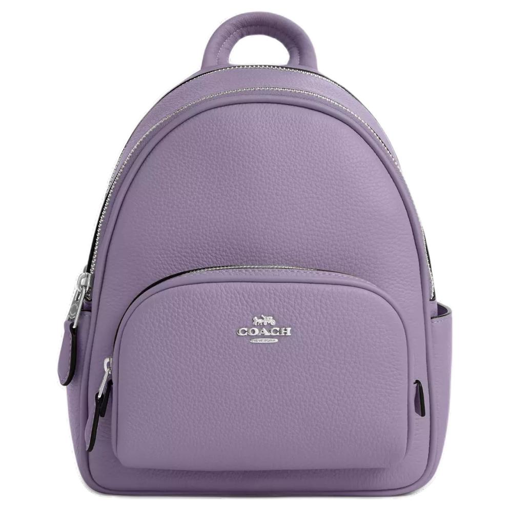 

COACH Кожаный рюкзак Court Small для женщин, светло-фиолетовый