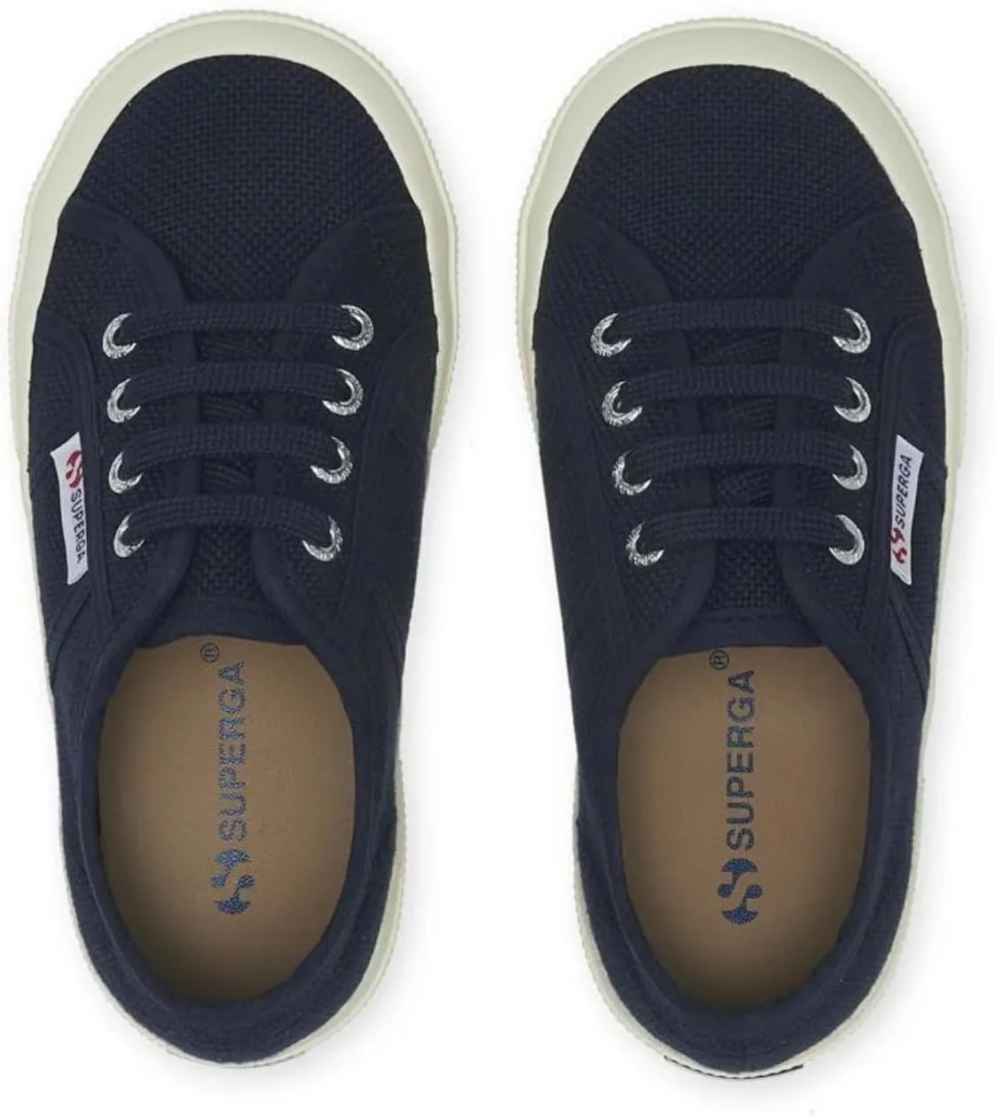 Гимнастические кроссовки Superga 2750-efglu унисекс для взрослых, белые — фото 4