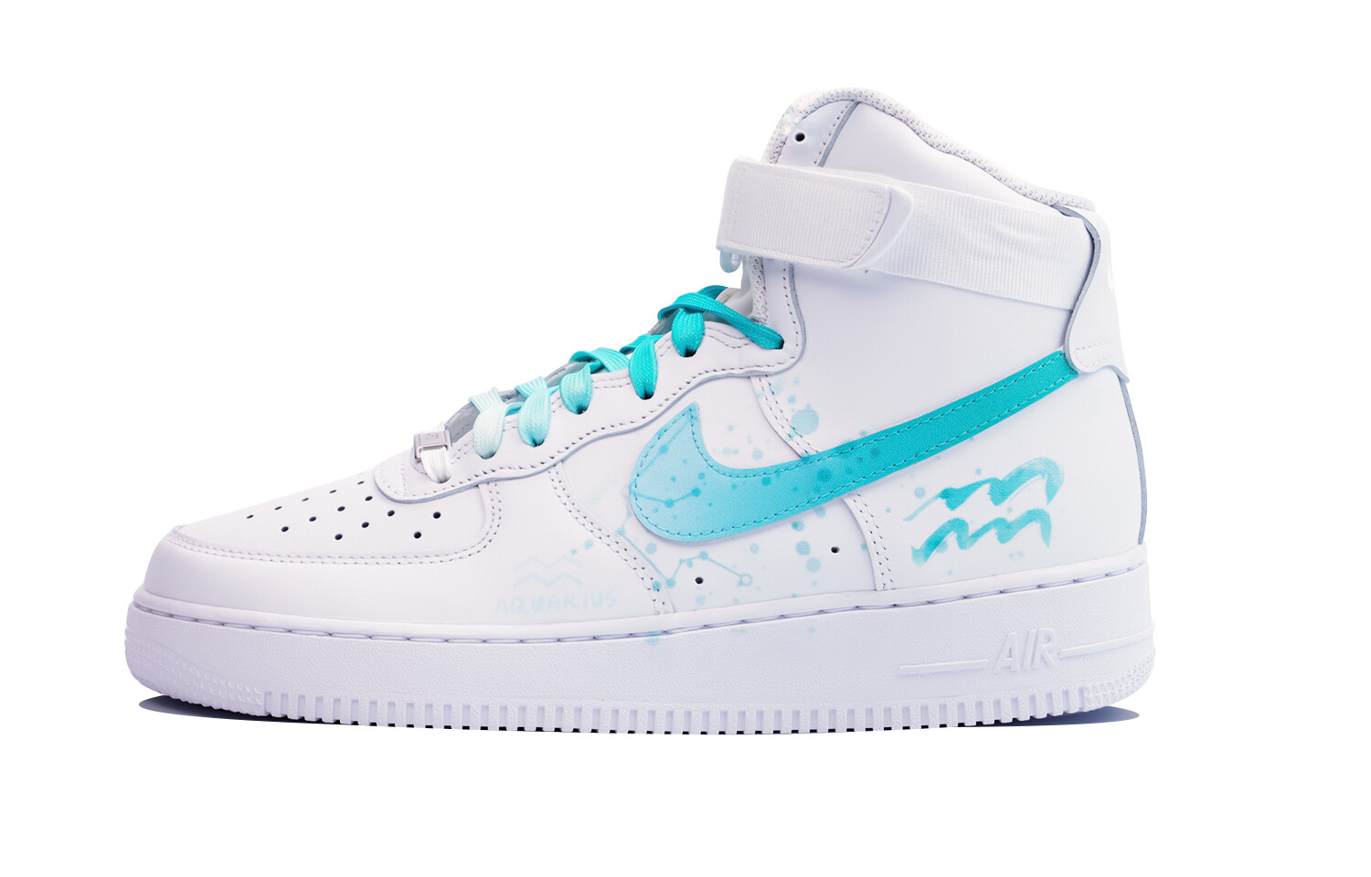 

Мужские кроссовки для скейтбординга Nike Air Force 1, White/Blue
