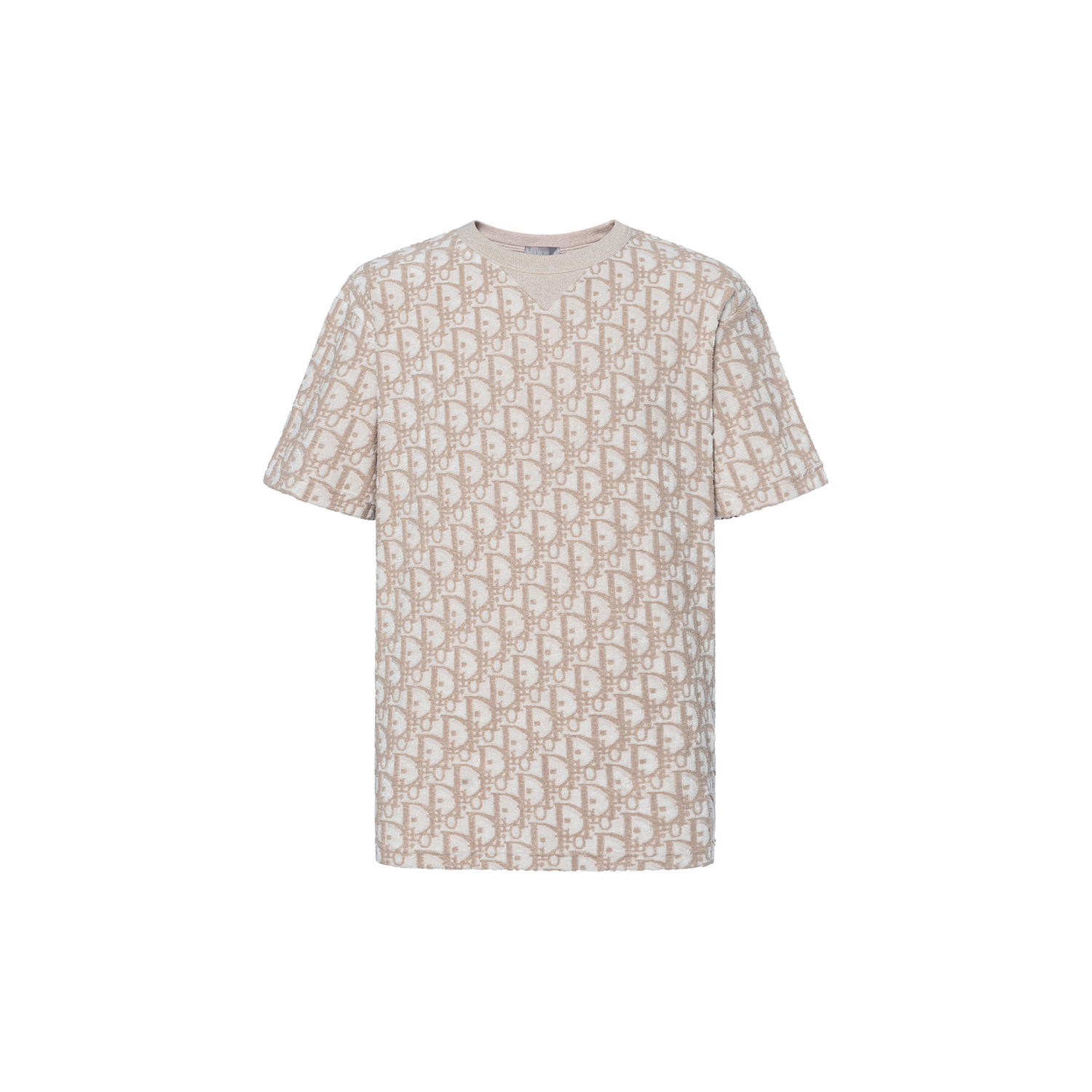 

DIOR Футболка мужская бежевая, Бежевый, DIOR Футболка мужская бежевая