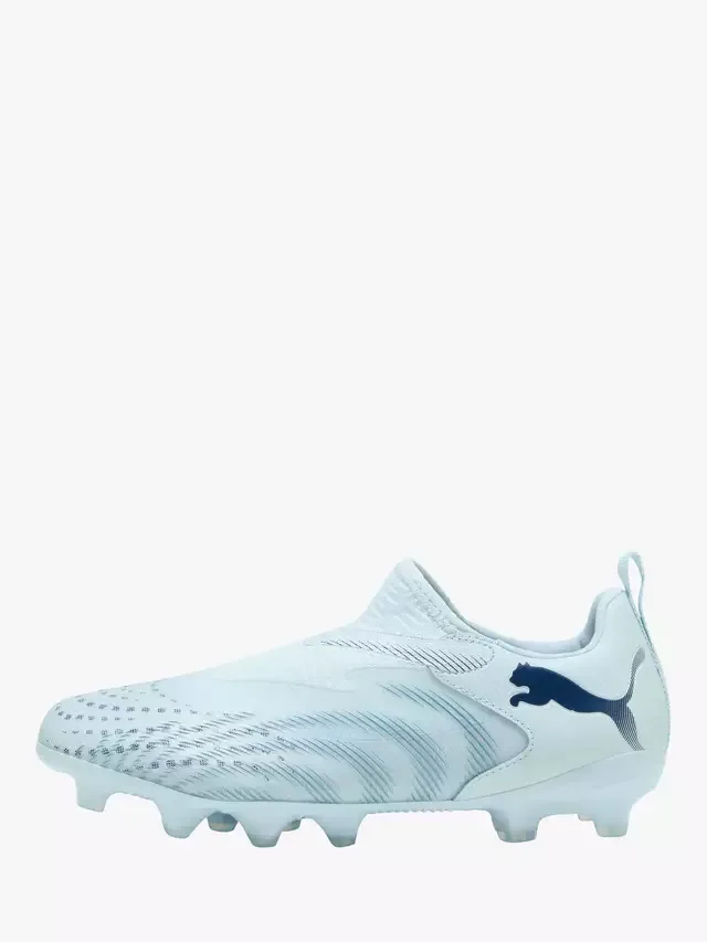 Детские футбольные бутсы FUTURE 9 MATCH LL, ледяной синий PUMA — фото 4