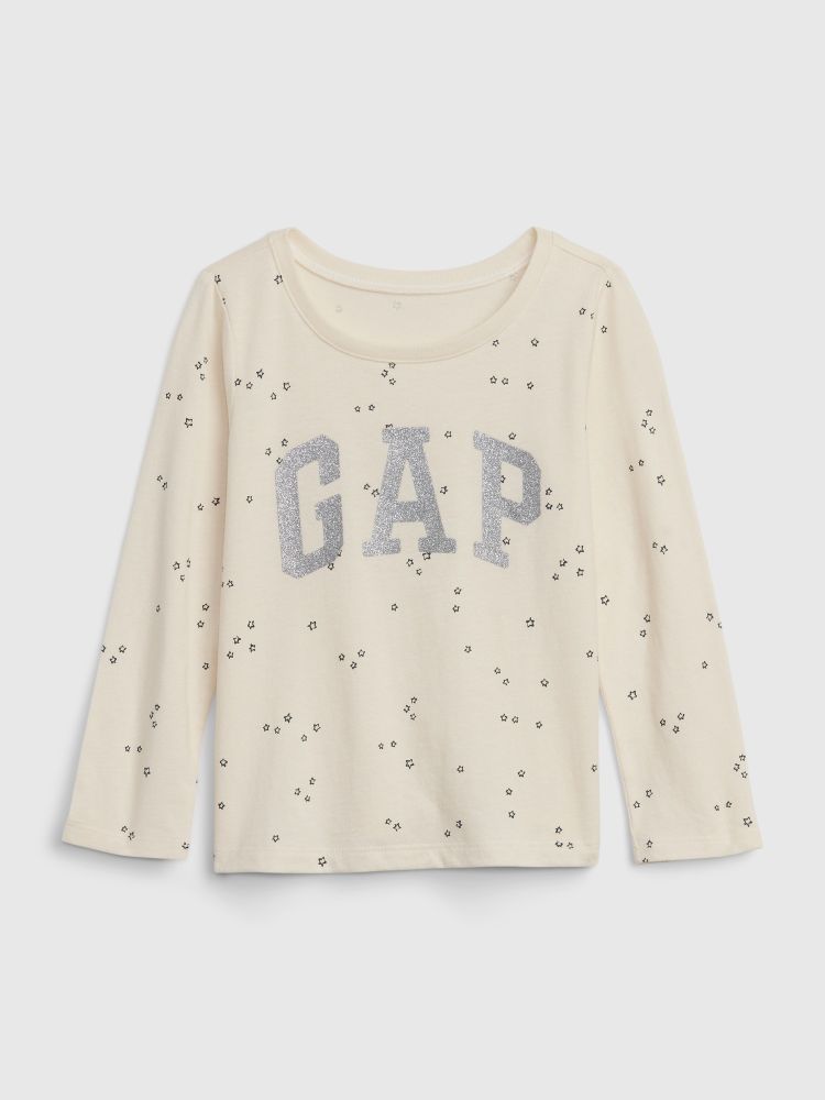 

Футболка с логотипом Gap, бежевый