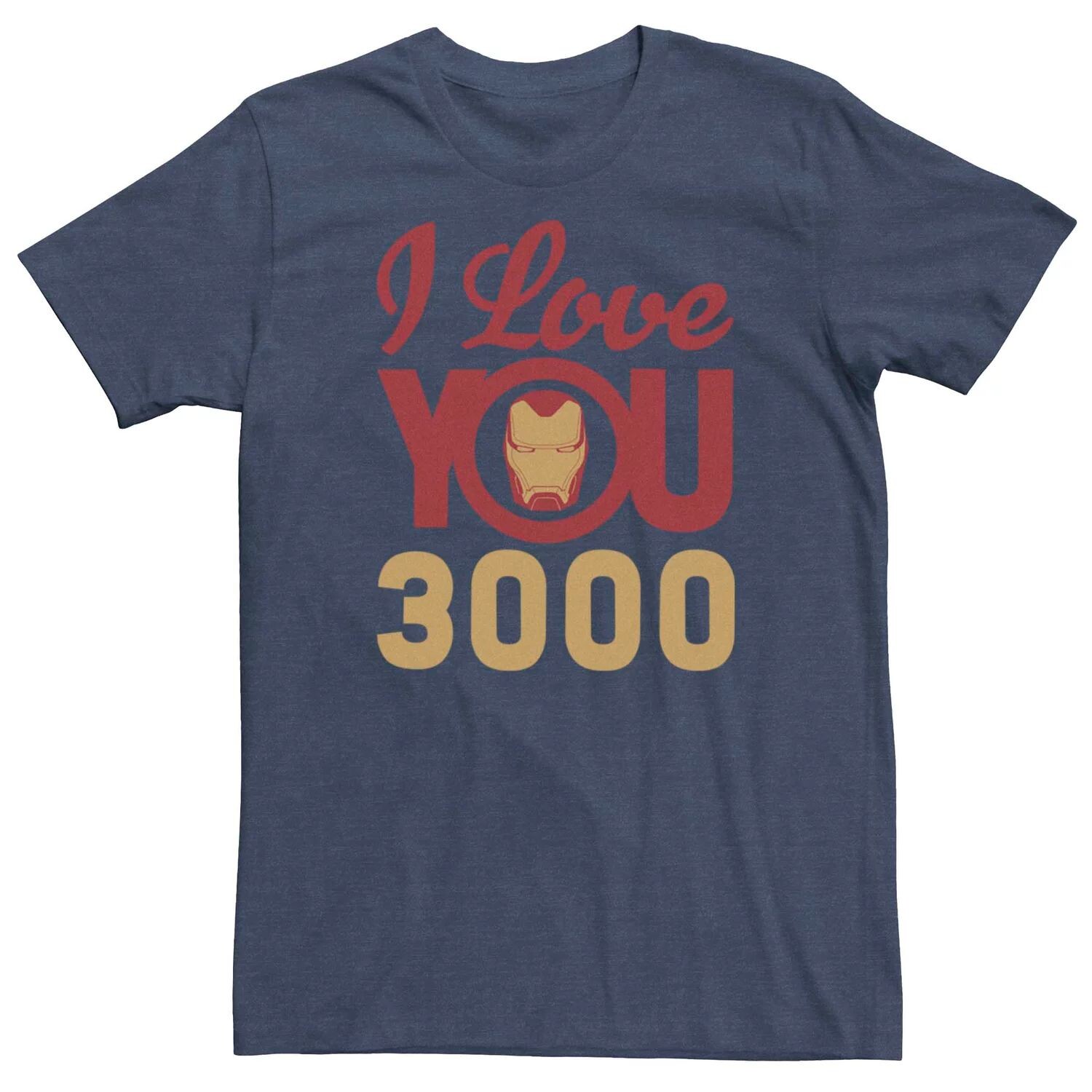 

Мужская футболка Marvel Iron Man Love You 3000 Licensed Character